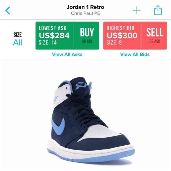 jordan 1 retro Chris Paul PE - Picture 3 of 3